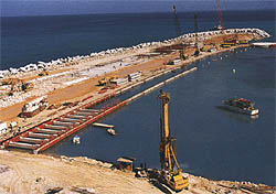 Civil Works on the Western Marina