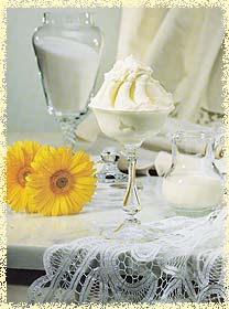 Milk ice cream with Vanilla